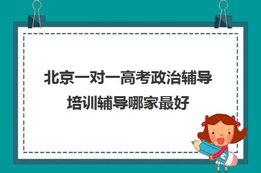 北京一对一高考政治辅导培训辅导哪家最好(高考培训机构哪家强)