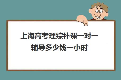 上海高考理综补课一对一辅导多少钱一小时(一对一补课多久有效果)