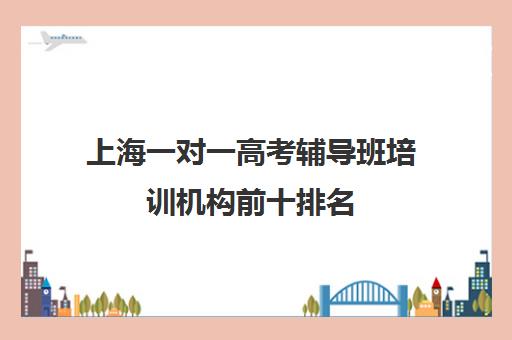 上海一对一高考辅导班培训机构前十排名(上海比较好的补课机构)