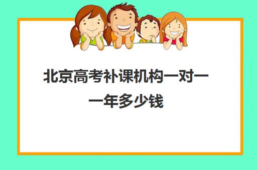 北京高考补课机构一对一一年多少钱(高三辅导一对一多少钱)