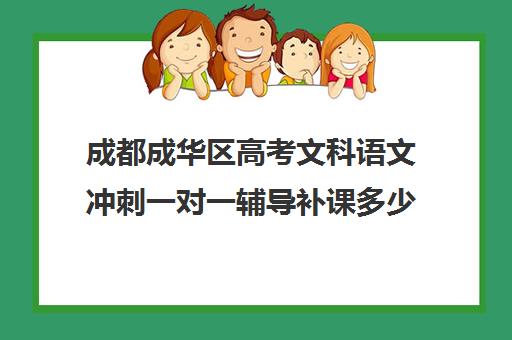 成都成华区高考文科语文冲刺一对一辅导补课多少钱一小时(成都高三全日制补课哪家机构