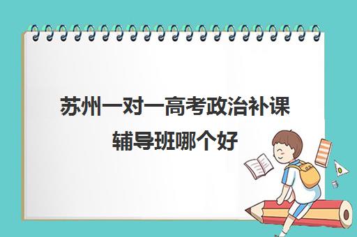 苏州一对一高考政治补课辅导班哪个好(苏州补课机构排行榜)