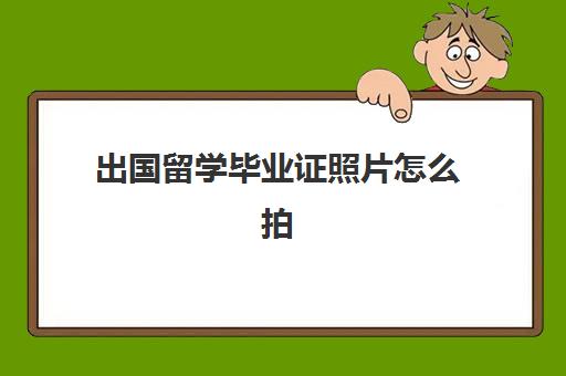 出国留学毕业证照片怎么拍(留学毕业证丢失了怎么补)