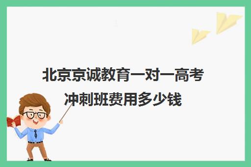 北京京诚教育一对一高考冲刺班费用多少钱（高考一对一辅导机构哪个好）