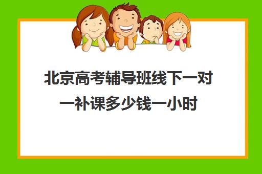 北京高考辅导班线下一对一补课多少钱一小时(一对一补课收费标准)