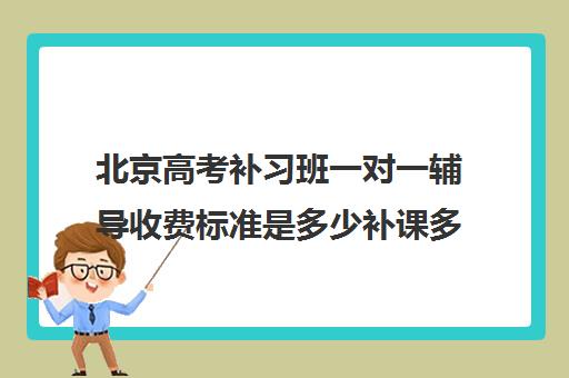 北京高考补习班一对一辅导收费标准是多少补课多少钱一小时