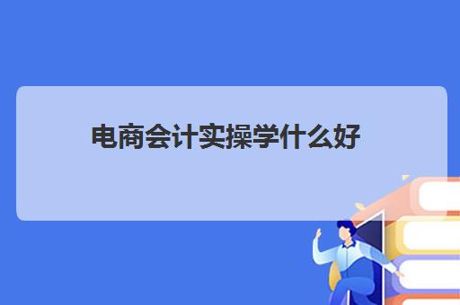 电商会计实操学什么好(学会计从何入手)