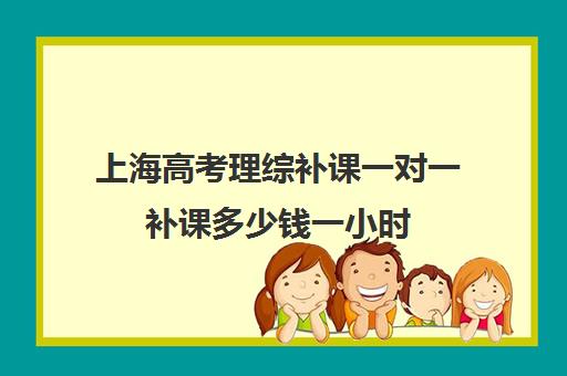 上海高考理综补课一对一补课多少钱一小时(一对一补课价格)