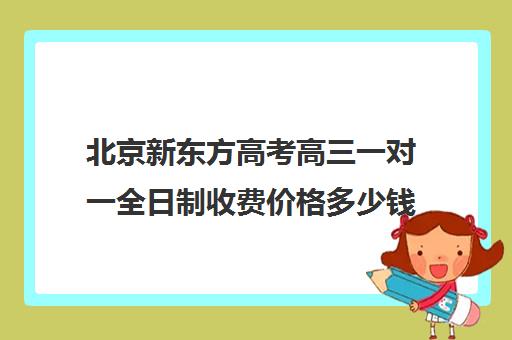 北京新东方高考高三一对一全日制收费价格多少钱（高三有没有必要去全日制）