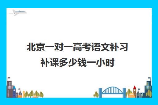 北京一对一高考语文补习补课多少钱一小时