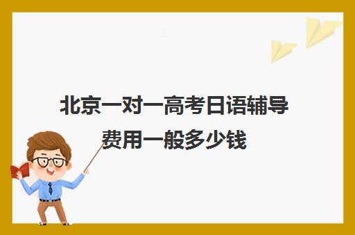 北京一对一高考日语辅导费用一般多少钱(日语辅导价格)