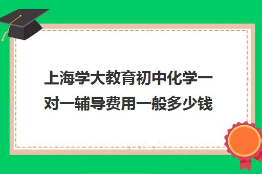 上海学大教育初中化学一对一辅导费用一般多少钱（正规的初中补课机构）