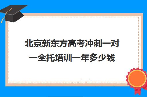 北京新东方高考冲刺一对一全托培训一年多少钱（新东方全日制高三学费）