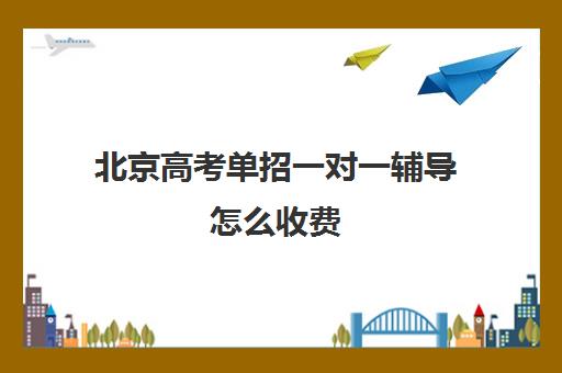 北京高考单招一对一辅导怎么收费(北京单考单招的大专)