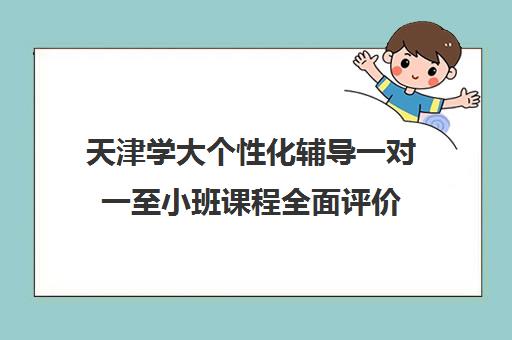 天津学大个性化辅导一对一至小班课程全面评价