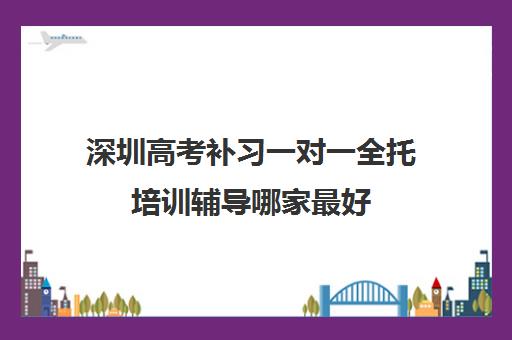 深圳高考补习一对一全托培训辅导哪家最好