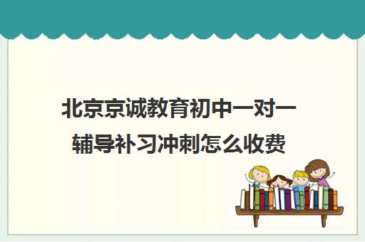 北京京诚教育初中一对一辅导补习冲刺怎么收费