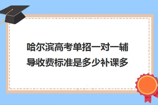 哈尔滨高考单招一对一辅导收费标准是多少补课多少钱一小时(哈尔滨高考封闭冲刺班哪家