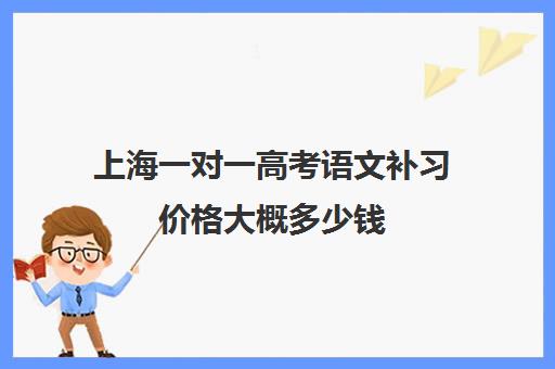 上海一对一高考语文补习价格大概多少钱