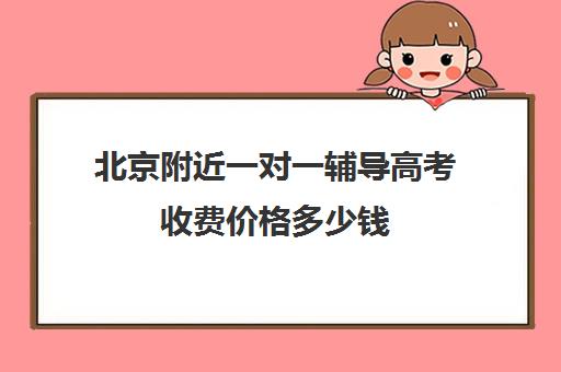 北京附近一对一辅导高考收费价格多少钱(高中语文一对一辅导收费项目)