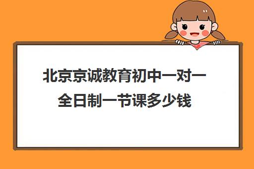 北京京诚教育初中一对一全日制一节课多少钱（北京家教一对一收费标准）