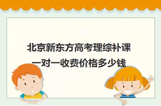 北京新东方高考理综补课一对一收费价格多少钱（新东方补课有效果吗）