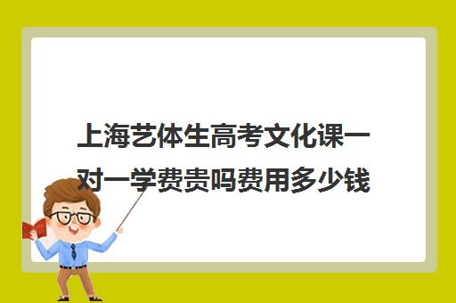 上海艺体生高考文化课一对一学费贵吗费用多少钱(上海艺考生文化课分数线)