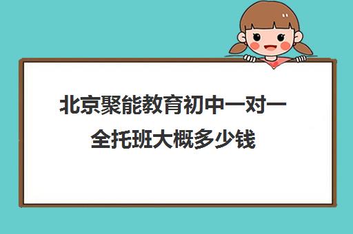 北京聚能教育初中一对一全托班大概多少钱（全托学校一年费用多少）