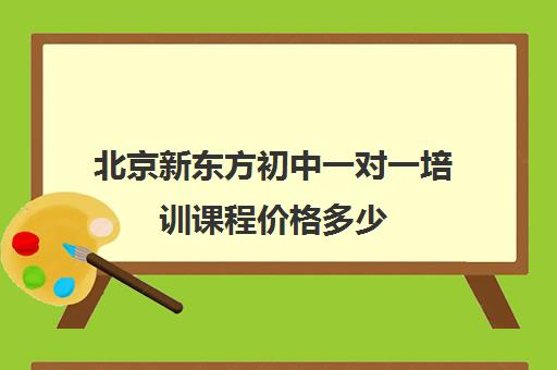 北京新东方初中一对一培训课程价格多少（北京新东方教育培训机构官网）