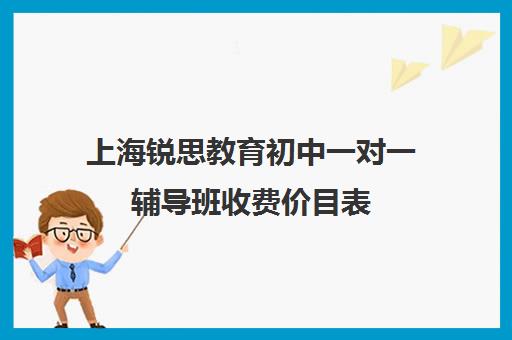 上海锐思教育初中一对一辅导班收费价目表（初中辅导班收费价格表）