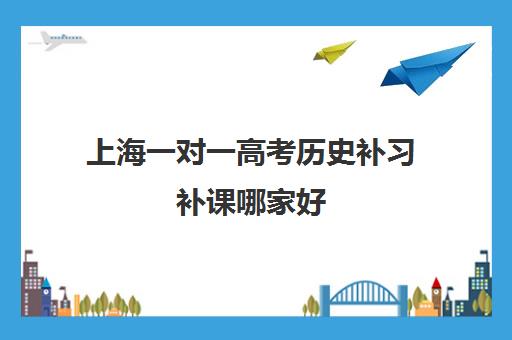 上海一对一高考历史补习补课哪家好