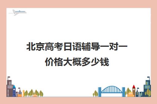 北京高考日语辅导一对一价格大概多少钱(北京高考日语培训机构哪个好)