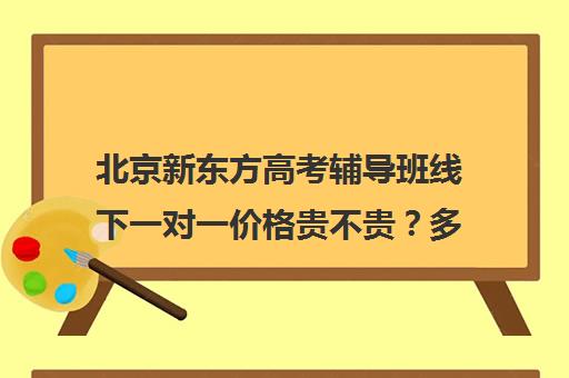 北京新东方高考辅导班线下一对一价格贵不贵？多少钱一年（一对一辅导怎么辅导）