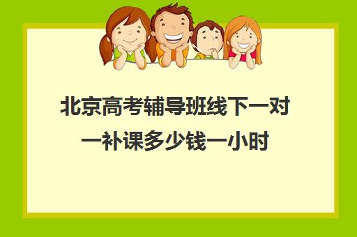 北京高考辅导班线下一对一补课多少钱一小时(高考冲刺班一般收费)