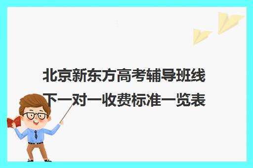 北京新东方高考辅导班线下一对一收费标准一览表（初中一对一辅导哪个好）