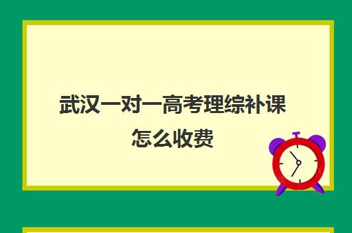 武汉一对一高考理综补课怎么收费(武汉高中家教一对一价格每小时)