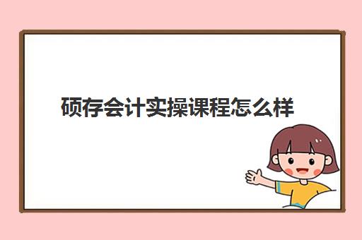 硕存会计实操课程怎么样(基础会计试题)