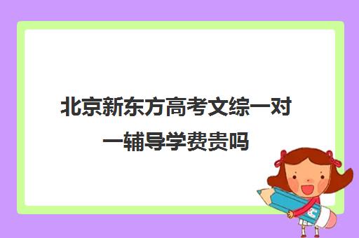 北京新东方高考文综一对一辅导学费贵吗（新东方英语学费太贵了）