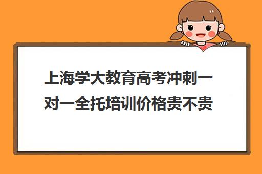 上海学大教育高考冲刺一对一全托培训价格贵不贵？多少钱一年（高考培训班一般多少钱）