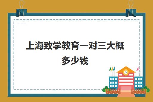 上海致学教育一对三大概多少钱（上海初中一对一辅导价格）