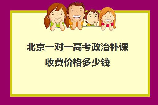 北京一对一高考政治补课收费价格多少钱(一对一补课多少钱)