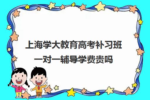 上海学大教育高考补习班一对一辅导学费贵吗