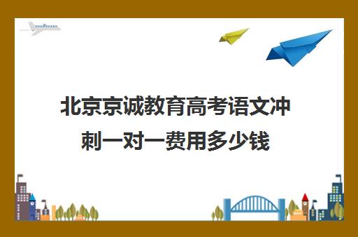 北京京诚教育高考语文冲刺一对一费用多少钱（一对一补课多少钱）