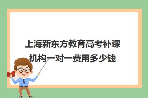 上海新东方教育高考补课机构一对一费用多少钱(新东方高考培训怎么样)