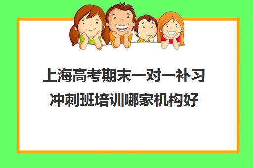 上海高考期末一对一补习冲刺班培训哪家机构好