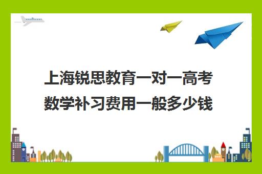 上海锐思教育一对一高考数学补习费用一般多少钱