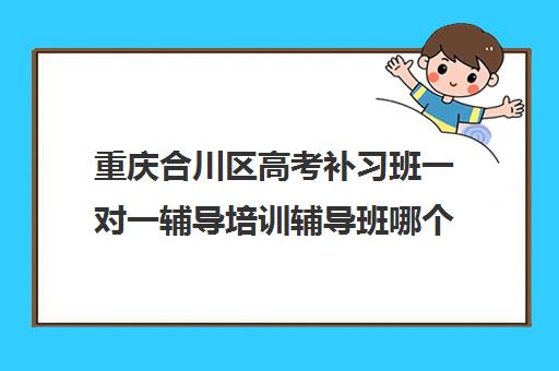 重庆合川区高考补习班一对一辅导培训辅导班哪个好