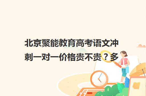 北京聚能教育高考语文冲刺一对一价格贵不贵？多少钱一年（北京高中补课机构排名）