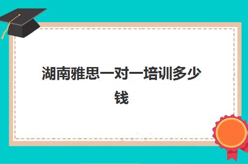 湖南雅思一对一培训多少钱(长沙最好的雅思培训)