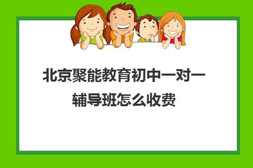 北京聚能教育初中一对一辅导班怎么收费（正规的初中补课机构）